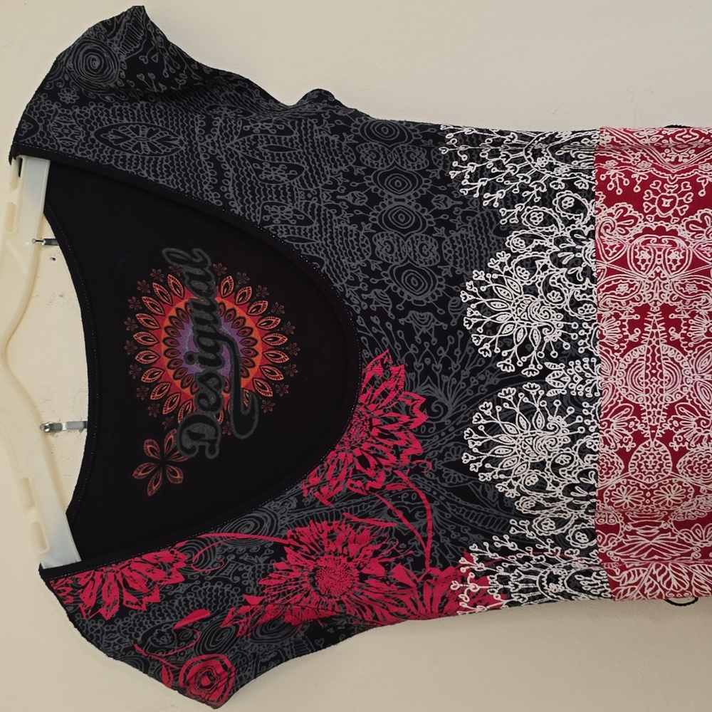 Desigual Women's Floral and abstract Dress size Large - Picture 6 of 9